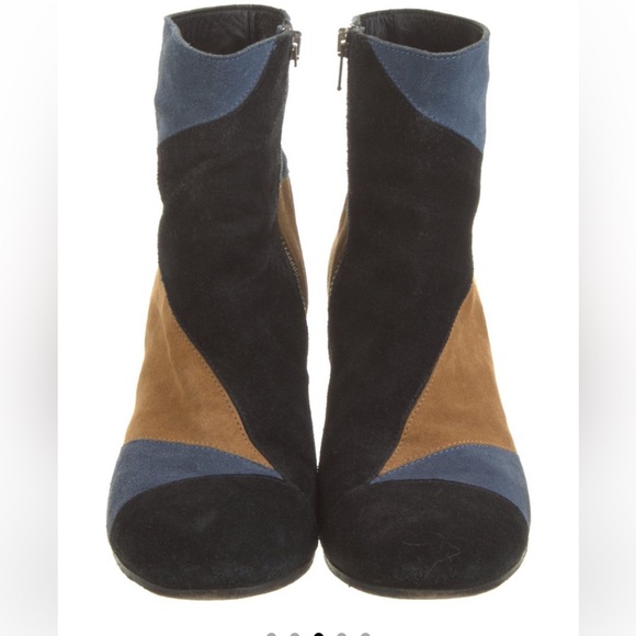 Zadig & Voltaire Suede Ankle Boots Sz 8 - Picture 3 of 5